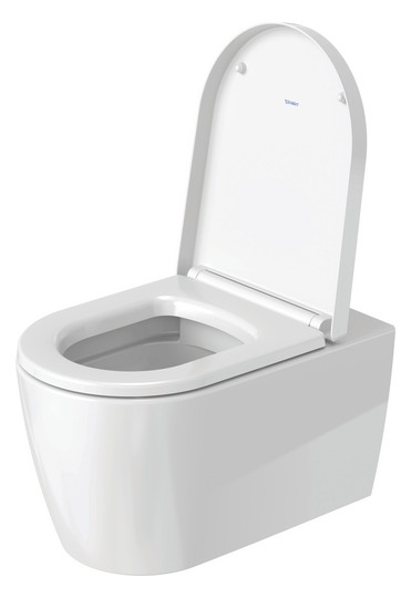 Duravit Wand-Tiefspül-WC Set Me by Starck mit WC-Sitz, Rimless, weiß