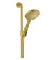 hansgrohe Brauseset Axor Citterio 900mm, mit Handbrause, 120mm, 3jet, brushed brass