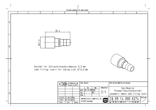 HART Kontakte o. Absperrung  09140006274 