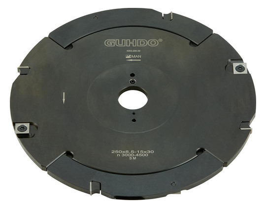 GUHDO-HW-WPL-Verstellschlitzfräser Z4+V4 - 250x8,5-15mm