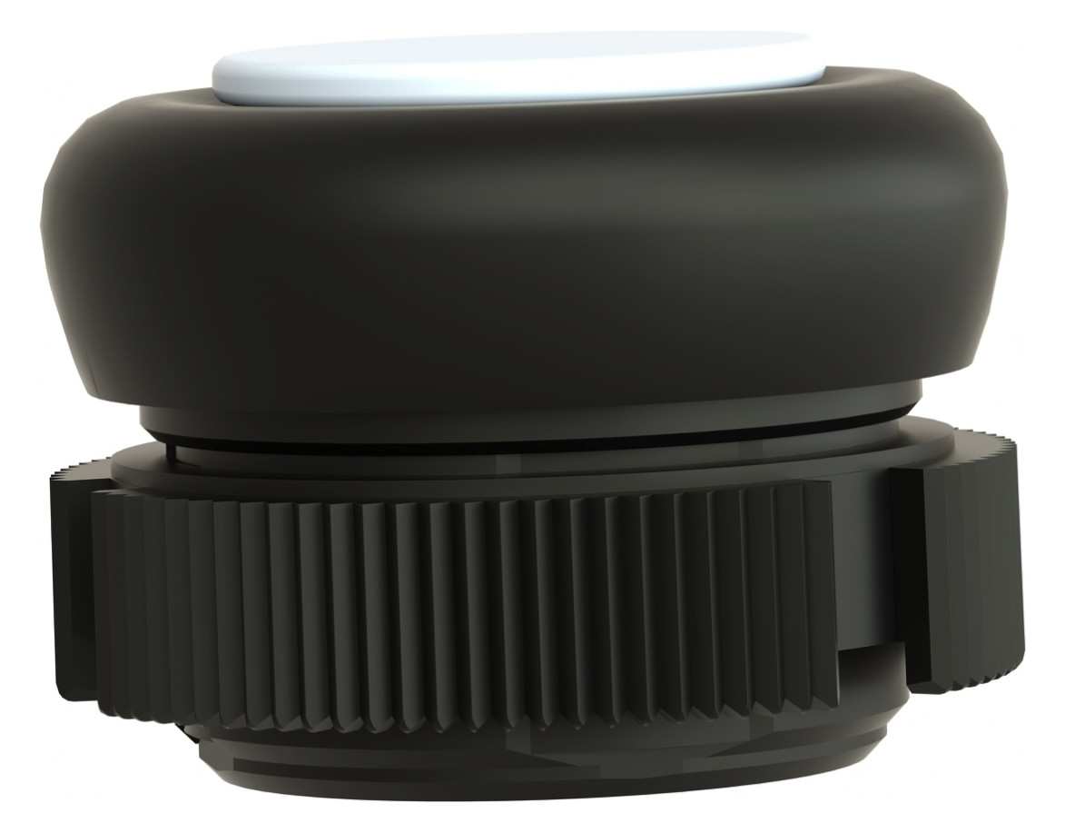 Drucktaster Front 1f ws Ø22,5mm rnd IP65 Tastend