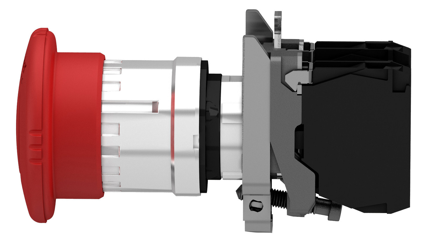 Not-Aus Taster EB IP66 Dreh 2Ö Ø22,5mm Schraub Einb