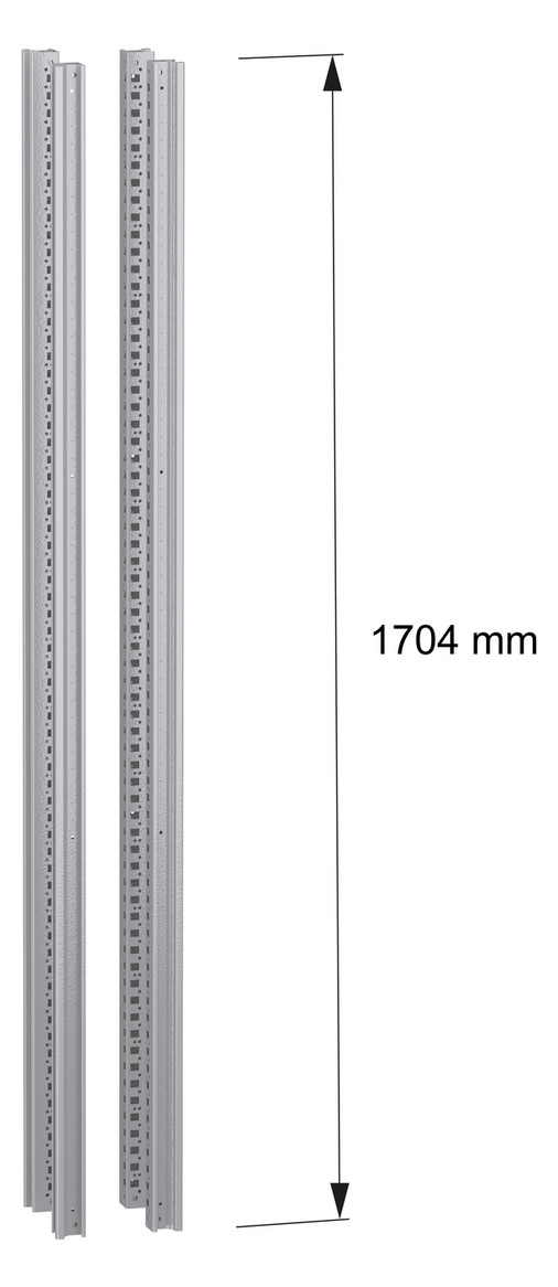 Profil 1800x45x45mm Metall gr RAL7035
