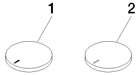 Dornbracht Griffeinsatz Set CYO warm und kalt, Dark Platinum gebürstet