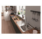 hansgrohe Spültisch-Einhebelmischer 220 Focus M42 mit Ausziehbrause, 2jet, chrom