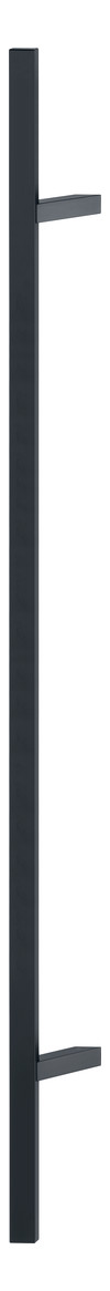 Bild HOPPE Stoßgriff E5724, BA 1.300mm, Breite 109mm, L 1.800mm, Durchmesser 40mm, verdeckt verschraubt, schwarz matt-0