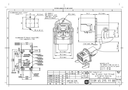 HART Wanddurchführung        09452151100 