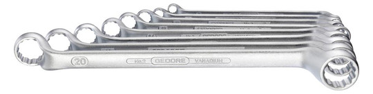 GEDORE-Ringschlüssel-Satz 2-8 (8-teilig, SW 6-22)