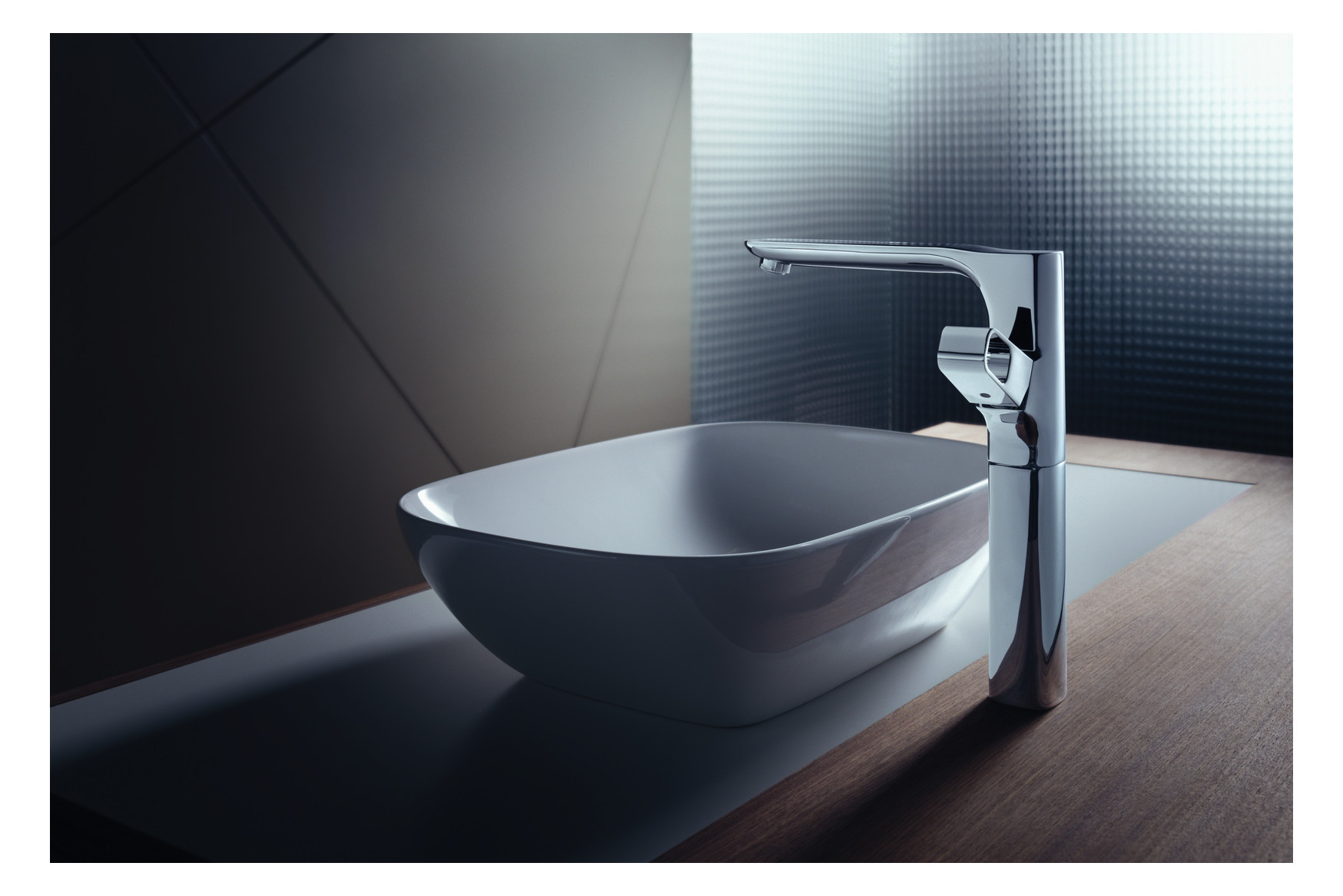 hansgrohe Waschtisch-Einhebelmischer 280 Axor Urquiola Ausladung 198mm, unverschließbare Ablaufgarnitur, chrom