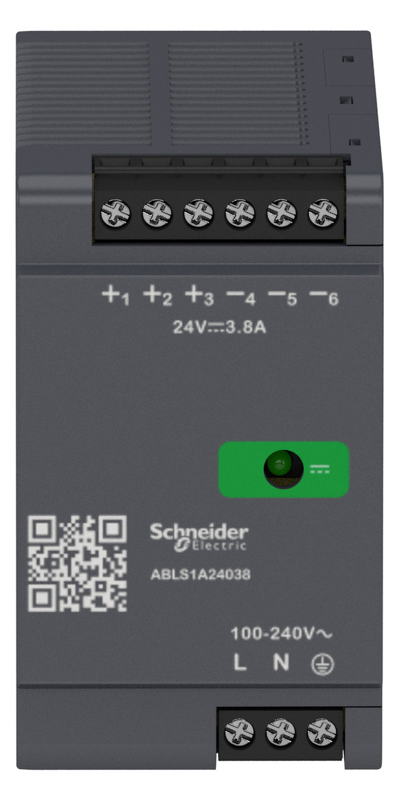 Gleichstromversorgung 24V 90W 100-240VAC 3,8A 90VA Kurzschlussf IP20