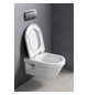V&B Combi-Pack-Wand-Tiefspüler DirectFlush Architectura 37x53cm, oval, spülrandlos, wandhängend, waagerecht, mit WC-Sitz, weiß C-plus