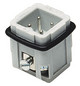 Kontakteinsatz Stift 3p Schraub 10A 250V 0,5-1,5qmm