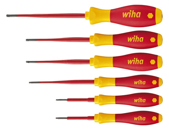 Wiha-VDE-Schraubendreher-Satz Slim 3251K6 - 6-teilig, T8-T25