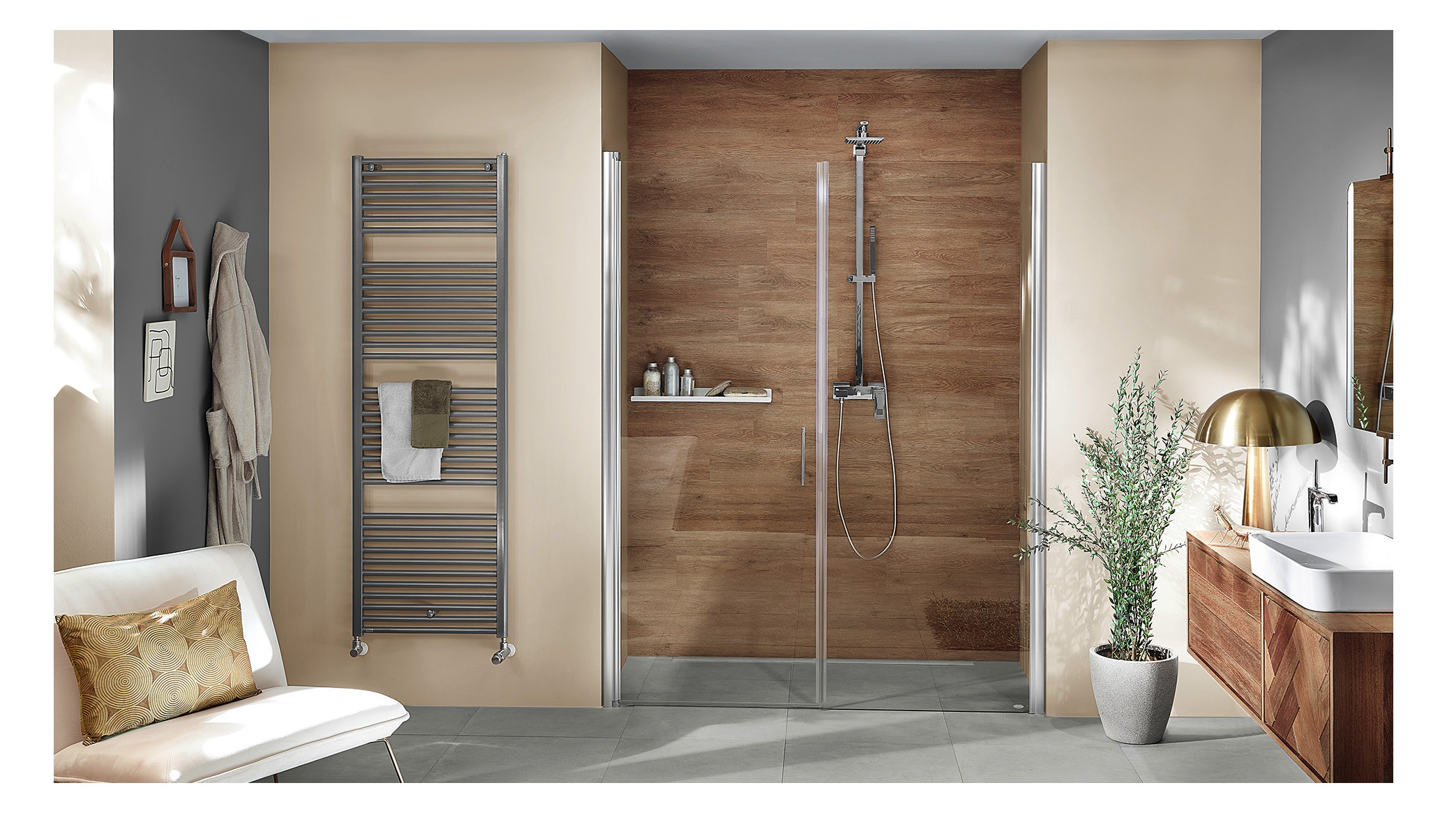 Bemm Badheizkörper BMS 1505 x 600 mm, hammerschlag Bemm Badheizkörper BMS 1505 x 600 mm, hammerschlag