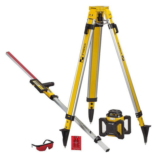 STABILA-Rotationslaser-Set LAR 160 - 7-teilig