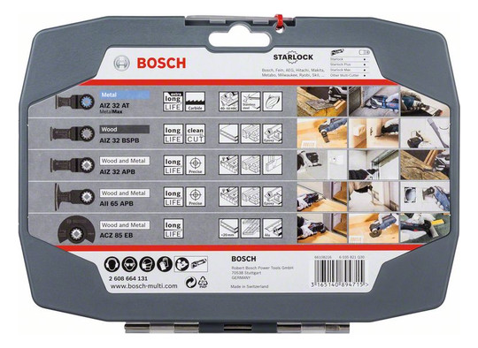 Blatt für Oszillierer Holz f.Holz Nichteisen-Metalle f.Stahl