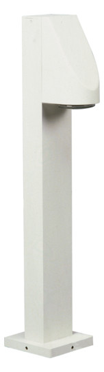 Pollerleuchte 50W GU10 ws Alu Gl_tr HV IP43