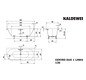 Kaldewei Badewanne CENTRO DUO 1 links 136 180x80cm, Griffloch Vollantislip, bahamabeige