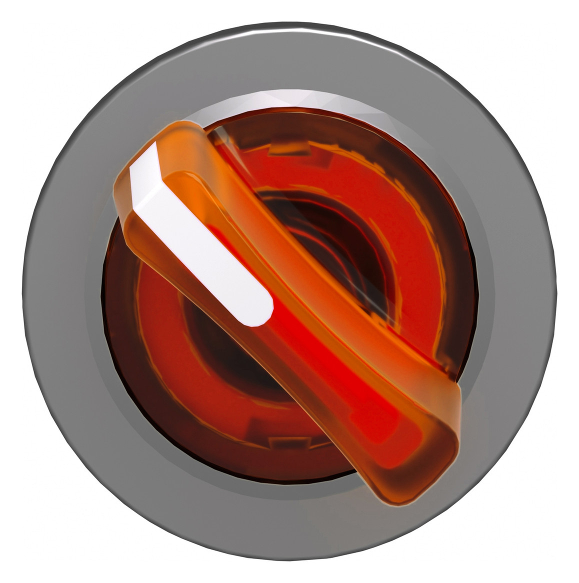 Knebelschalter 2stuf bel.b or rnd Ø30,5mm Geeignet für Beleuchtung Tastend