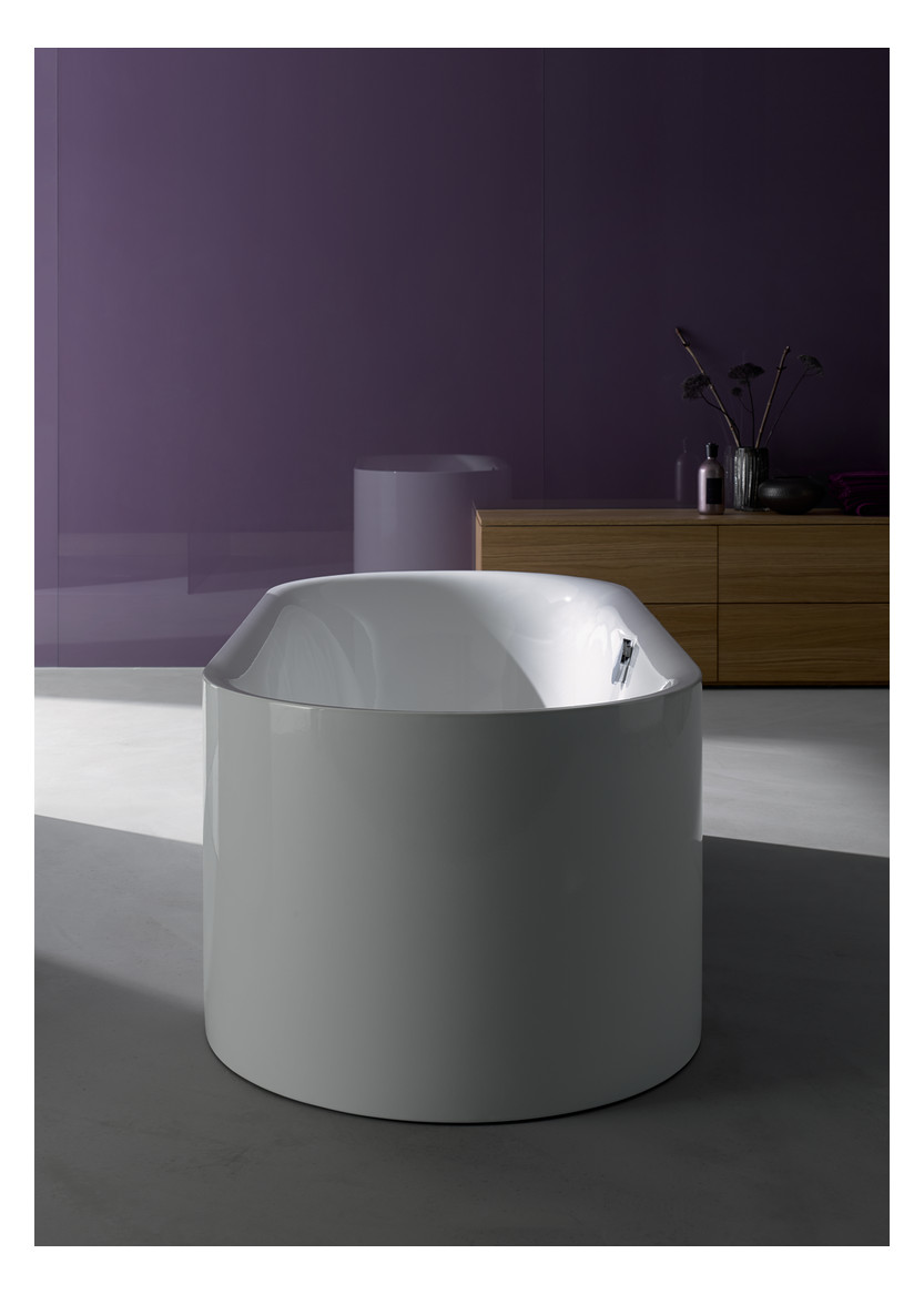 Badewanne BetteLux Oval Silouette-3465 violett, 170x75x45cm, freistehend
