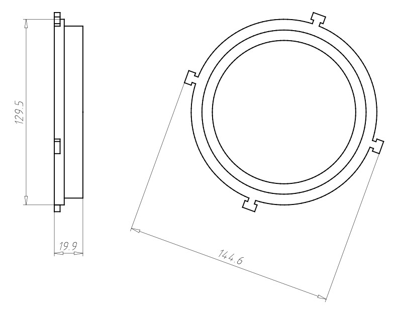 Frontteil HaloX Zubehör
