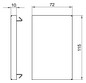 OBO GS-E70110RW Endstück 70x110mm St 