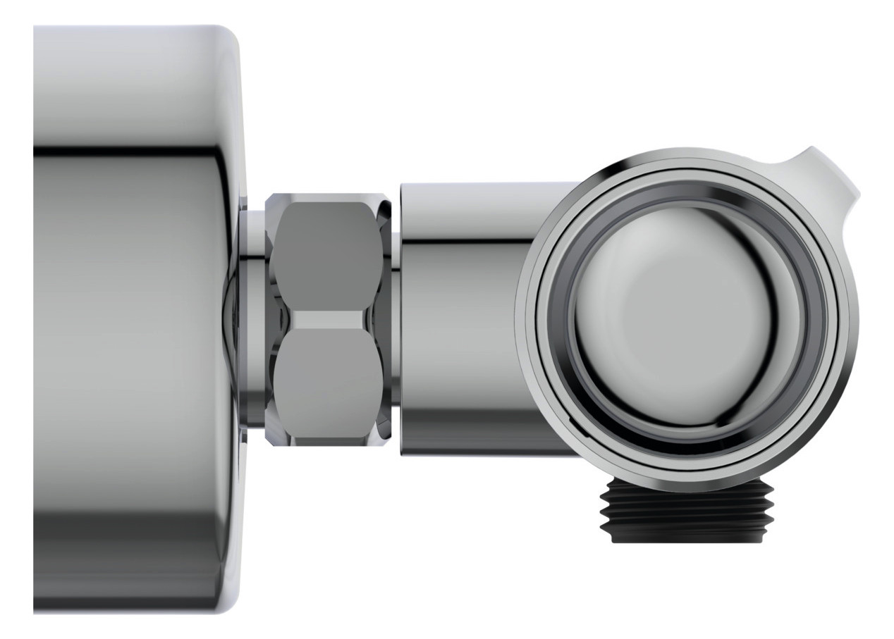 Ideal-Standard Brause-Thermostat Ceratherm T 50 AP, verchromt