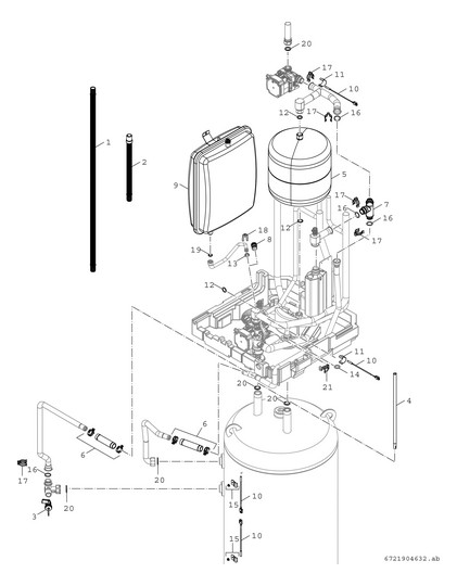 BOSCH Luft-Wasser-Wärmepumpe Compress 6800i AW CS6800iAW 12 M
