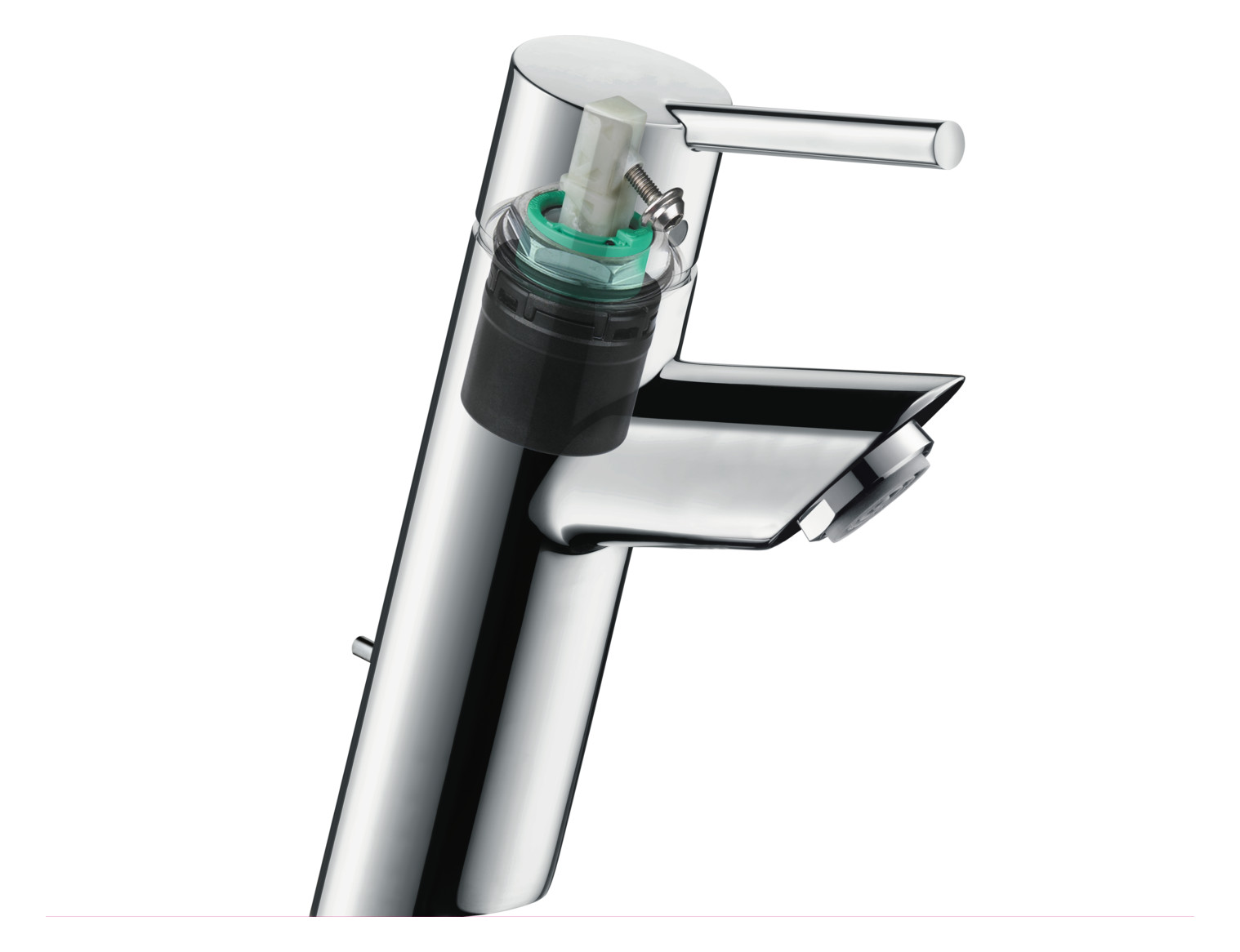hansgrohe Waschtisch-Einhebelmischer 80 Talis S mit Zugstangen-Ablaufgarnitur, chrom