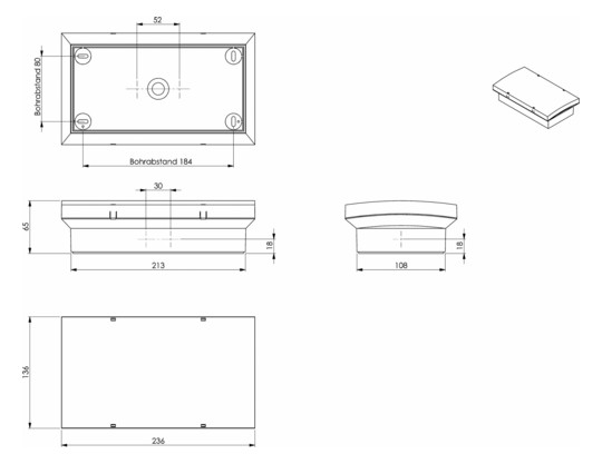 RP SI-Leuchte Uni 3 h IP65   PMW423SC-TT 