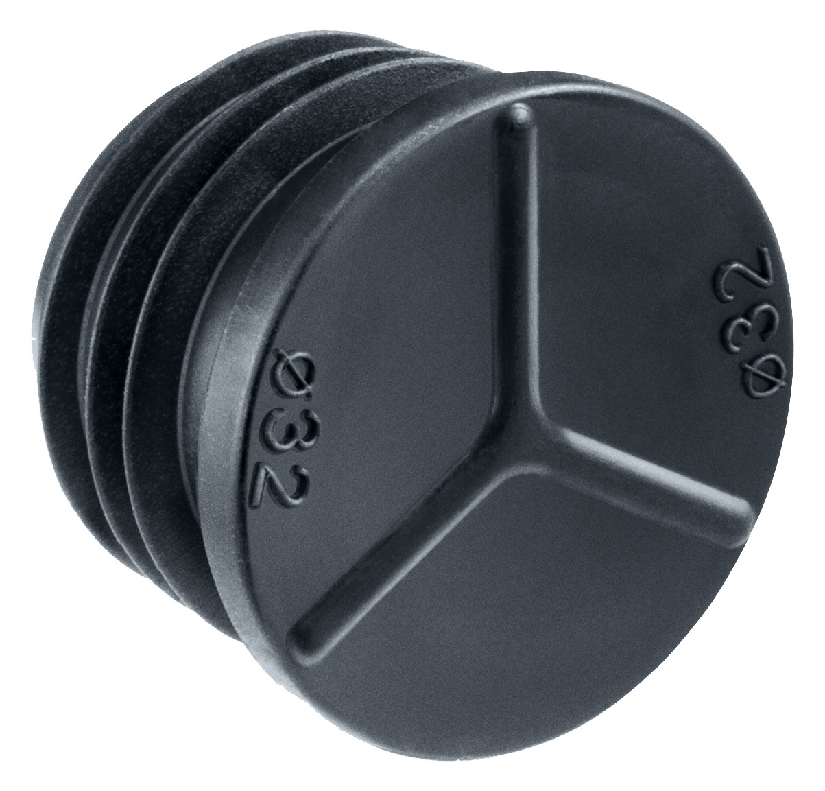 Rohrverschlussstopfen Kst Ø32mm Geeignet für f.flexible Rohre f.starre Rohre sw