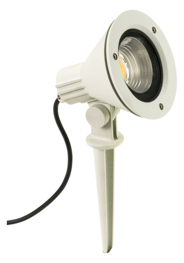 LED-Wegeleuchte 16W IP54 3000K 2240lm ws Alu 1LED Gl_tr