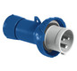 CEE-Stecker 2p 32A IP67 Acti9 200 - 250 V (50+60 200 - 250 V (50+60 Hz) blau 6h