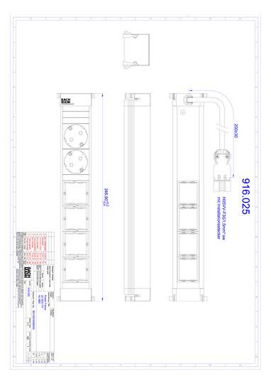 Bachmann Power Frame ALU         916.025 