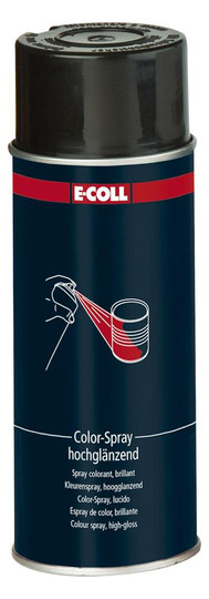 E-COLL-Color-Spray, hochglänzend RAL9005-tiefschwarz...