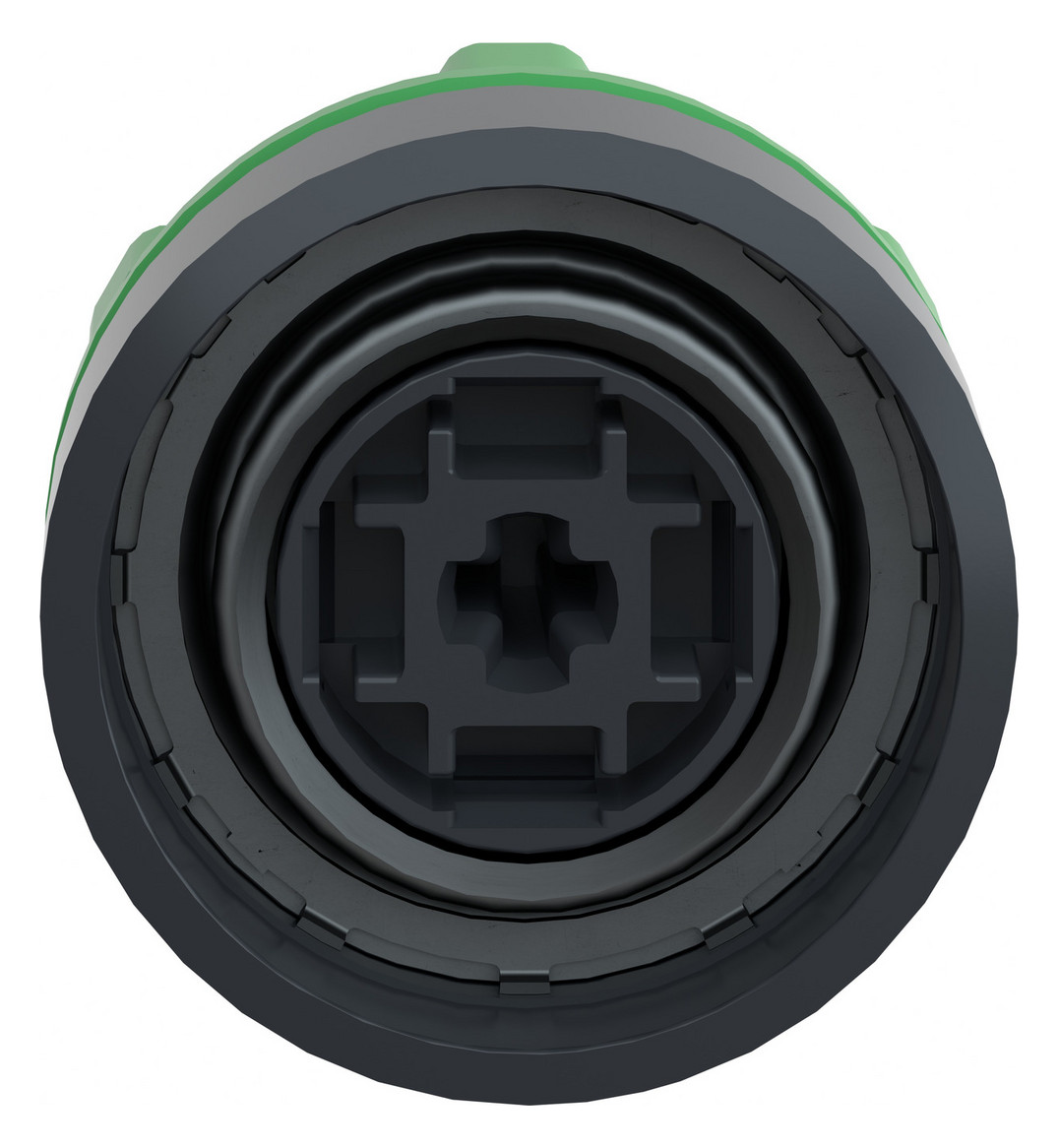 Drucktaster Front 1f o.tastenpl Ø22mm rnd IP66 Tastend