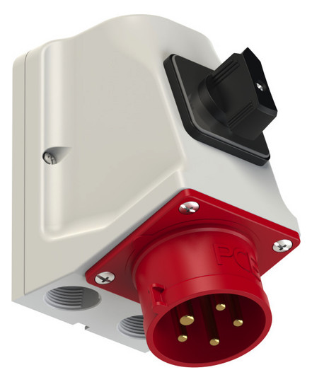 Wandgerätestecker 16A 5p 6h      75615-6 