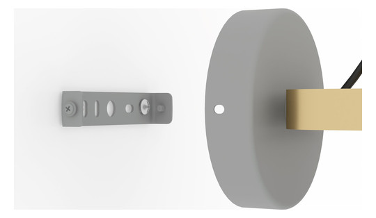 EGLO Wandleuchte/1 E27 Grau/Gold   43835 