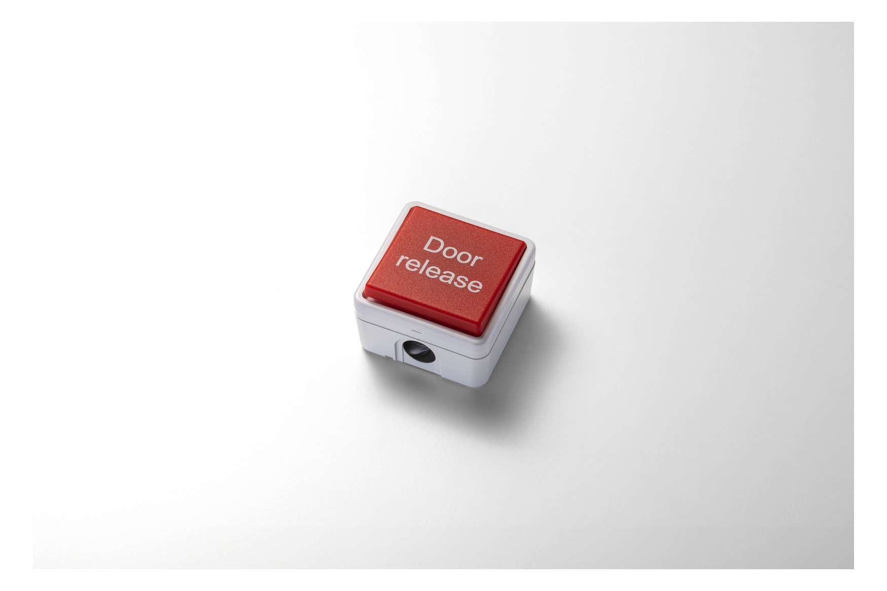Bild HEKATRON Handtaster HAT 02 GB, AP, weiß, "Door release", 24V-3