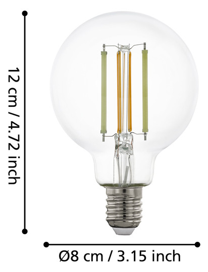 EGLO Leuchtmittel klar E27 1X6W    12237 