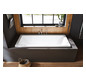 Kaldewei Badewanne CONODUO 733 180x80cm, Griffloch Vollantislip Perl-Effekt, pergamon