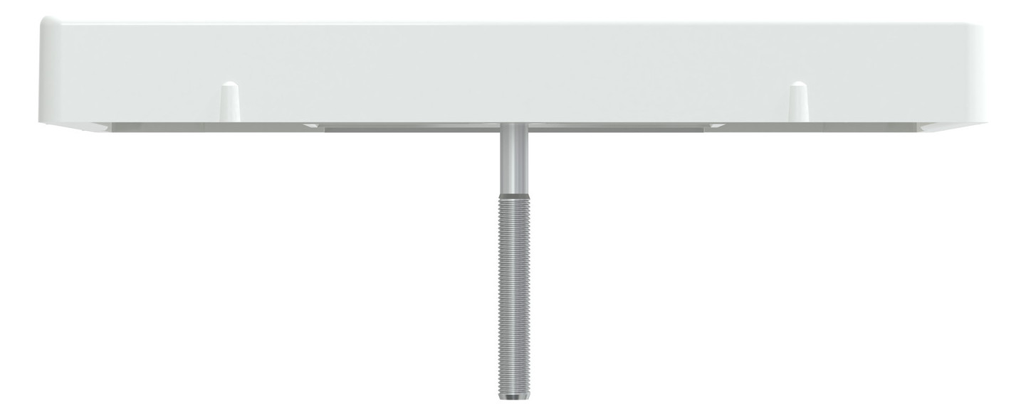 Zentralplatte TAE 3f System Design lows Schraubbef m.Beschr.Feld