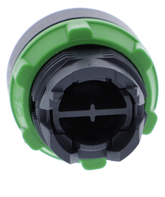 Drucktaster Front 1f gn Ø22,5mm rnd IP66 Tastend