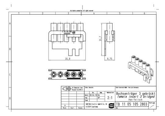 HART HAN YELLOCK             11051052803 