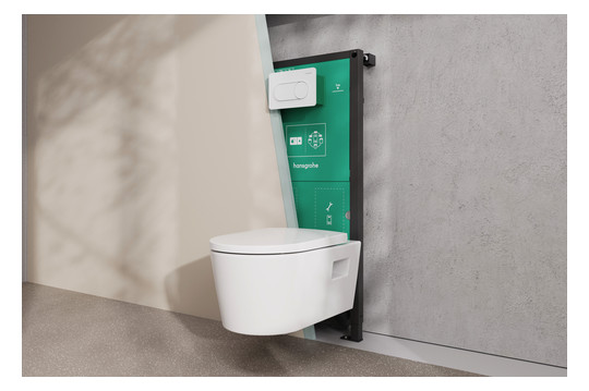 hansgrohe Wand-WC EluPura Original S mit WC-Sitz, weiß, ohne HygieneEffect und SmartClean