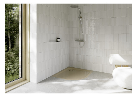 Duschwanne BetteCorner 5404 90x80x3,5cm, bahamabeige