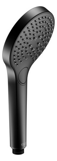 KEUCO Handbrause IXMO 3 Strahlarten, schwarz matt