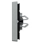 Wippe_2t Schalter System M alu mt Kontrollfenster/Lichtauslass