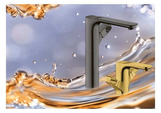 hansgrohe Waschtisch-Einhebelmischer 280 Axor Urquiola Ausladung 198mm, unverschließbare Ablaufgarnitur, chrom