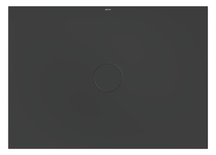 Bette Duschfliese BetteAir 1400 x 1000 mm, slate, Rechteck, glasierter Titan-Stahl, mit Minimum-Täger